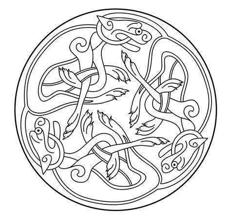 Celtic Design Coloring Pages