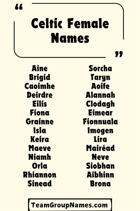 Celtic Girl Names That Start With P