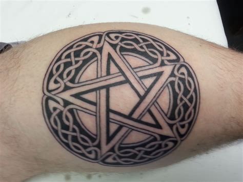 Celtic Pentagram Tattoo Designs Wiccan pentagr Pentacle