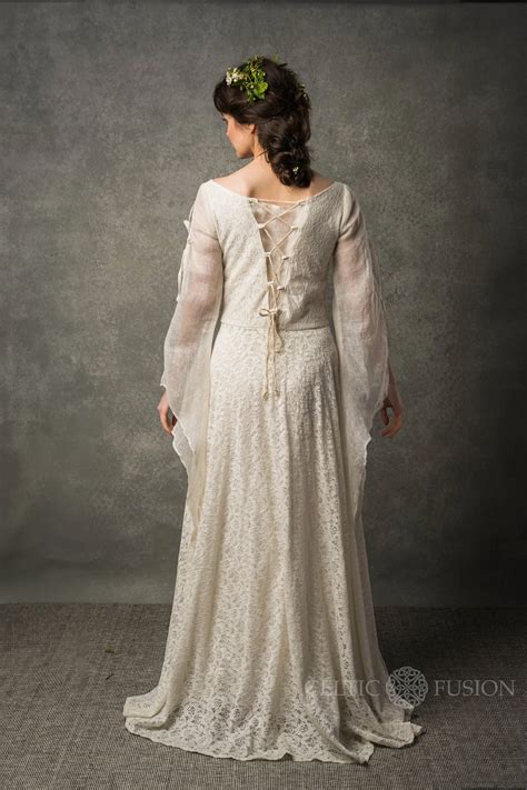 Celtic Wedding Dress Back