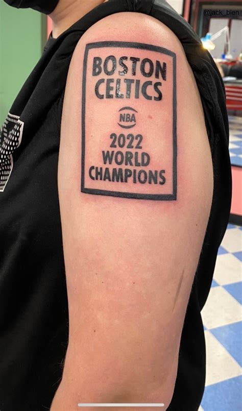Celtics Tattoo Guy