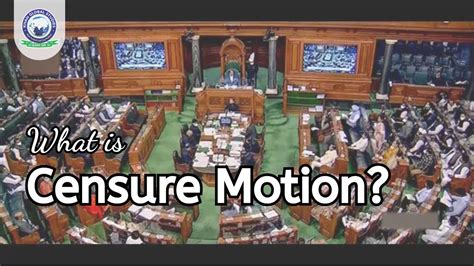 Censure Motion In Politics What Does Right