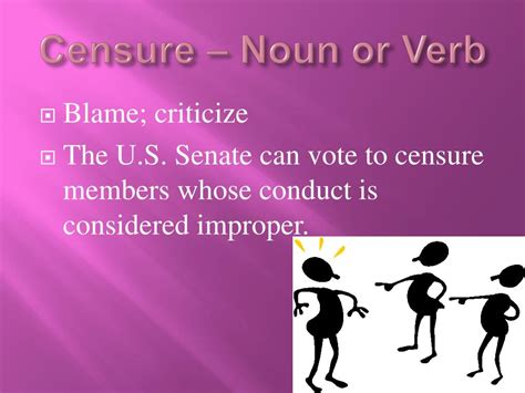 Censure Noun