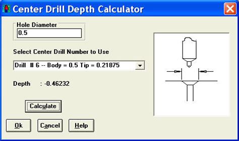 Efficient Center Drill Depth Calculation Made Easy with Our Reliable Calculator Tool