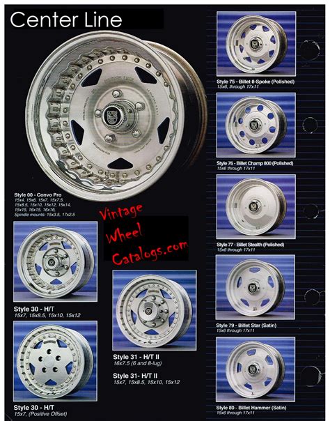 Centerline Wheels Catalog