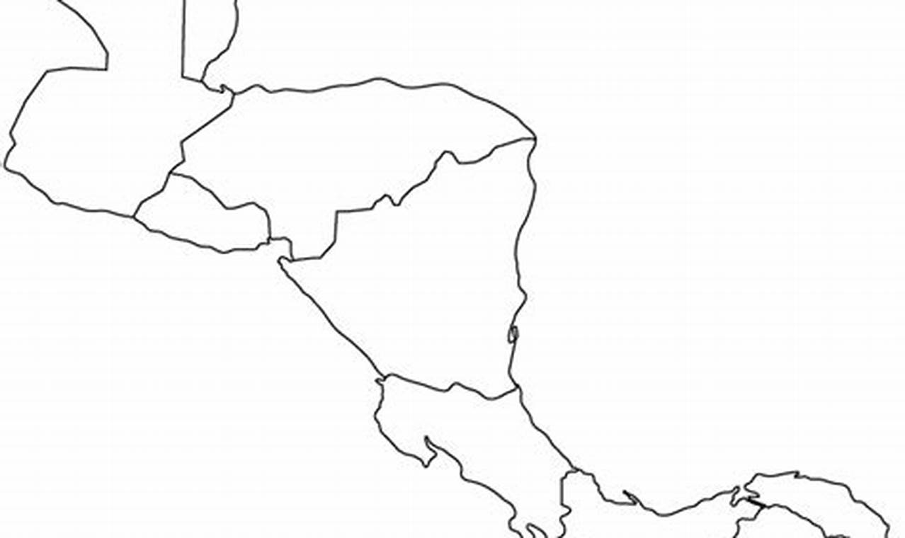 Unleash the Secrets of Central America: Your Blank Map to Discovery