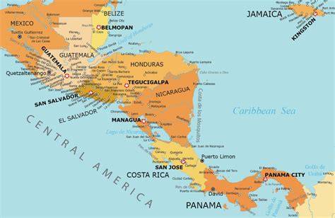Central America Map Vector 147469 Vector Art at Vecteezy