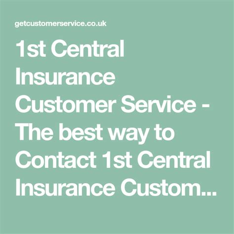 Central Insurance Customer Service Options