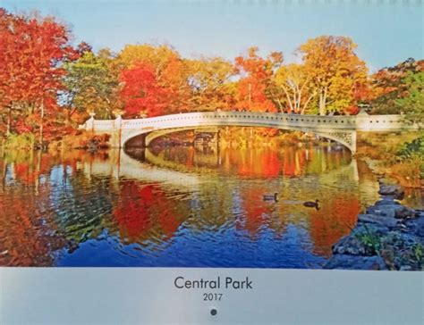 Central Park Calendar