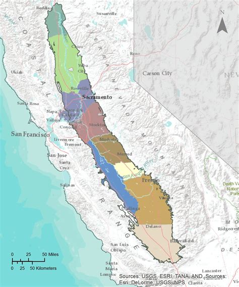 29 Ca Central Valley Map Maps Online For You