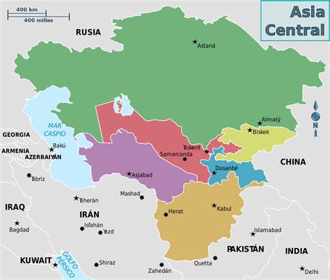 Central Asian Maps