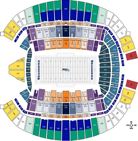 Centurylink Field Seattle Wa Seating Chart