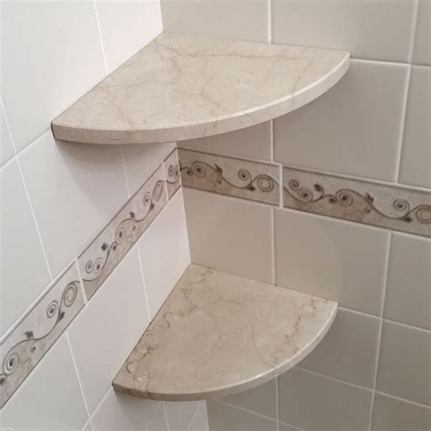 Ceramic shower shelves Shower shelves, Bathroom renos, Shower