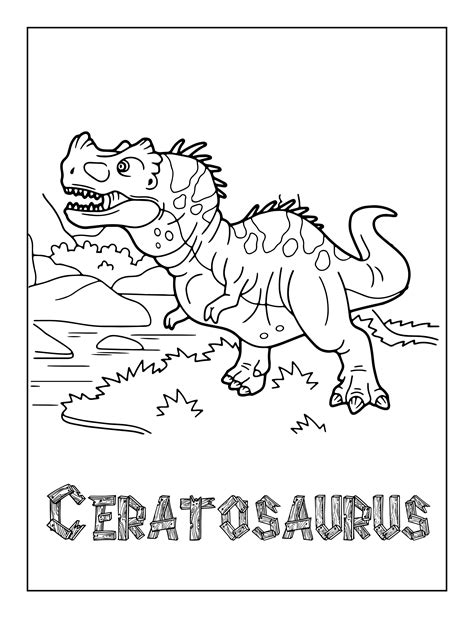 Ceratosaurus Coloring Pages