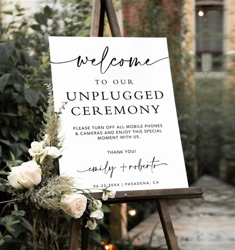 Ceremony Signs