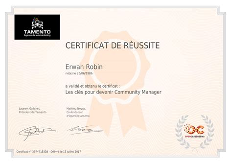 Obtenir votre Certificat OpenClassrooms : la clé vers une carrière épanouissante et une vie accomplie