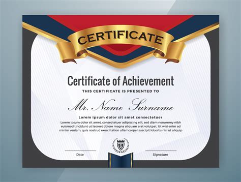 Certificate Template For Pages