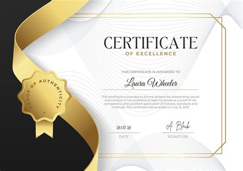 100+ Best Free Certificate Design Templates for 2021 GraphicsFamily