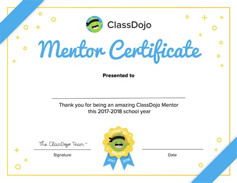 Mentor Certificate 0804 B