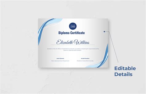Certificate Diploma Template