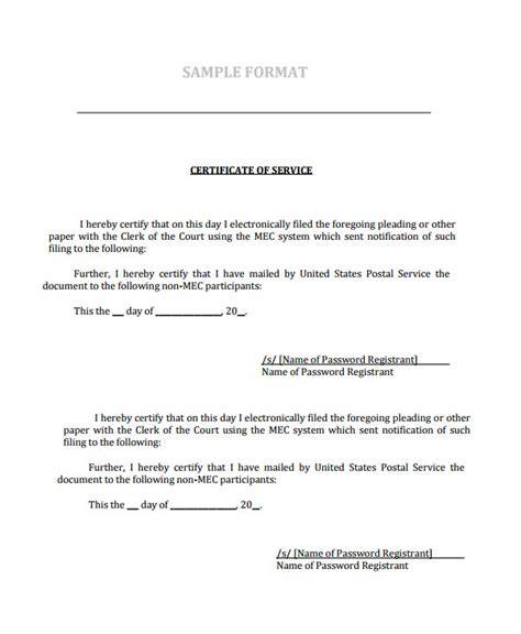 Certificate of Service Template - 15+ Word, PDF, PSD, AI, InDesign