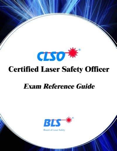 Certification for Laser Safety Officers