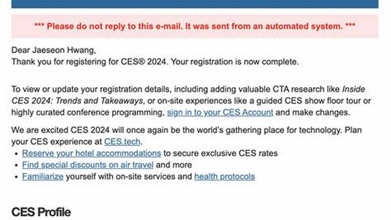 Ces 2025 Free Registration Code
