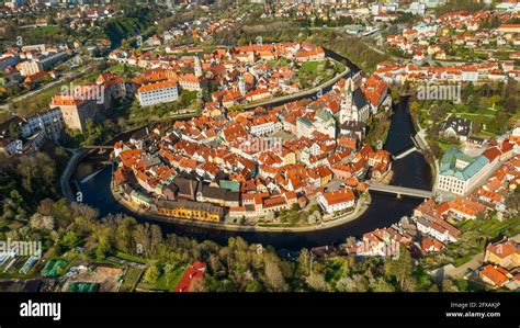 Cesky Krumlov river view