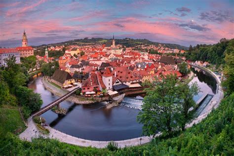 Sunset over Cesky Krumlov