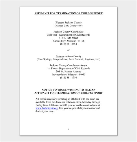 Cessation of support