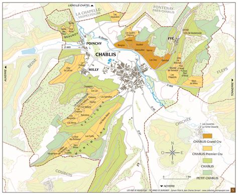 SWE Wine Map 2015 France/Chablis Wine, Wit, and Wisdom Wine map