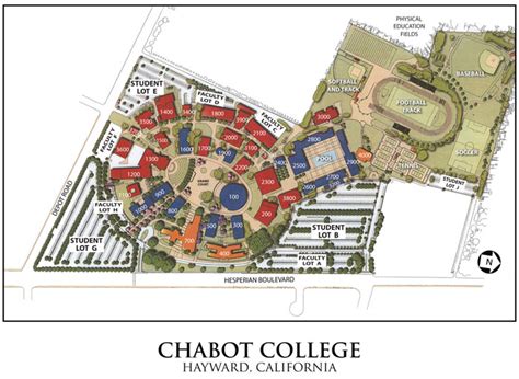 Chabot College Campus Map