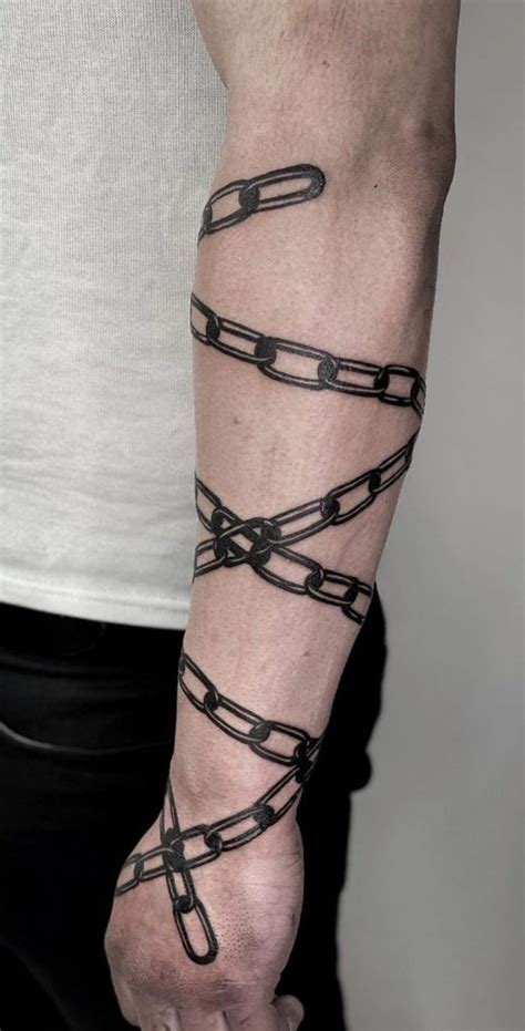 Chain Sleeve Tattoo
