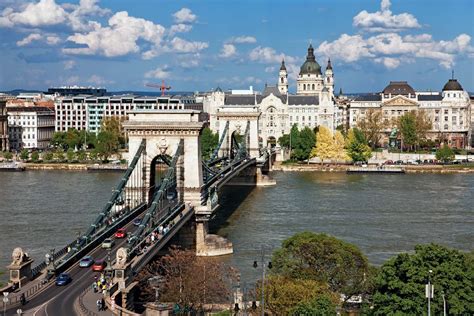 Chain Bridge Budapest Danube River