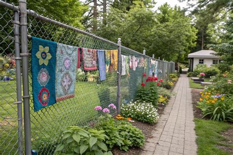 Chain Link Fence Painting