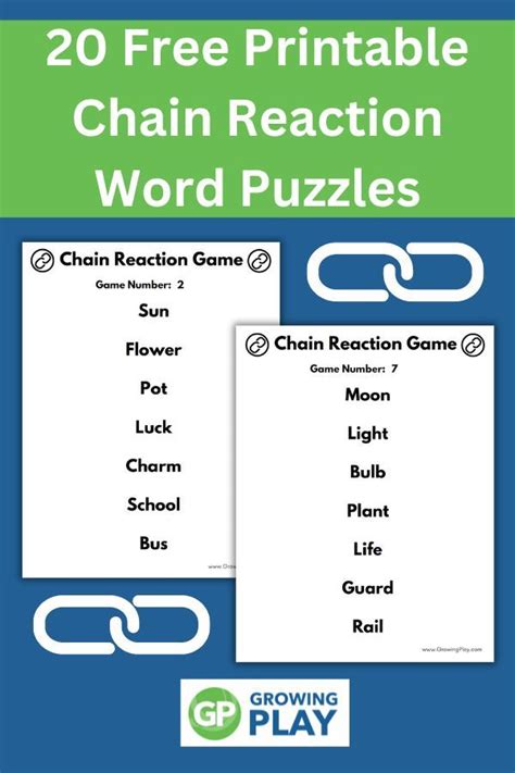Chain Reaction Word Game