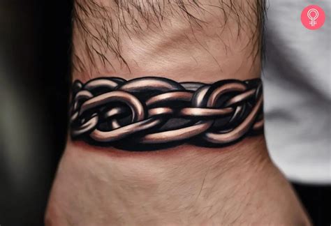 Chain Tattoos On Wrist