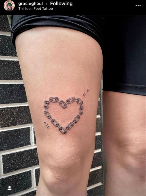 Chained Heart Tattoo
