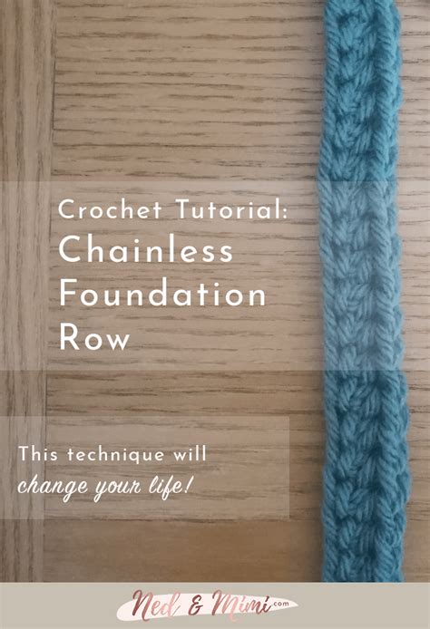Chainless Crochet Foundation