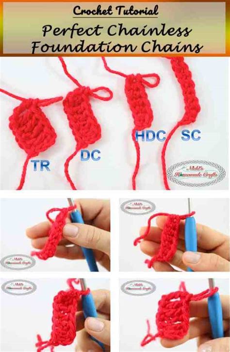 Chainless Foundation In Crochet