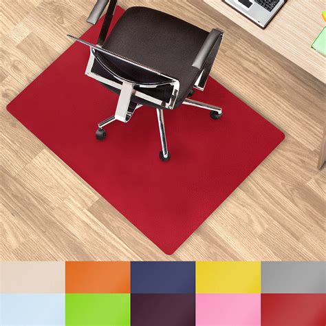 Office Chair Mat for Hard Floor, 30 x 48 Inch with Lip, Thick Hard Smooth Heavy Duty Sturdy
