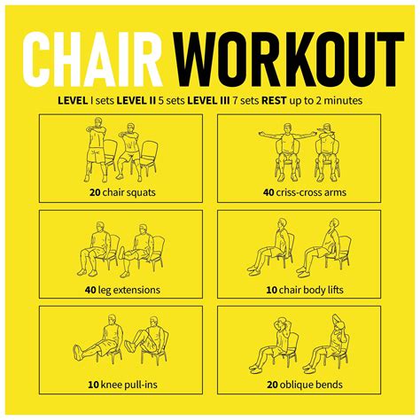 Chair Exercises Printable