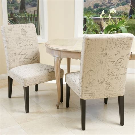 Chairs With Script Fabric
