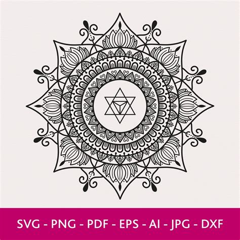 Download Chakra Mandala Sign Symbol For Cricut