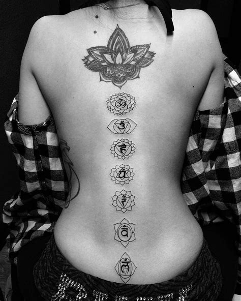 Chakra Tattoo Spine