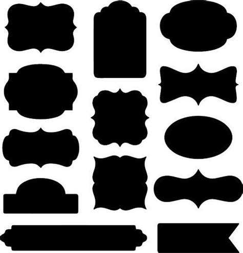 Download Chalkboard Labels Cricut SVG For Crafts