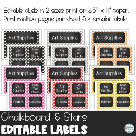 Download Chalkboard Labels Files