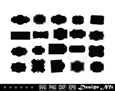 Download Chalkboard Labels Files DXF Files