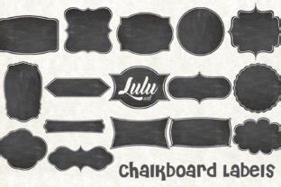 Download Chalkboard Labels Silhouette For Crafts