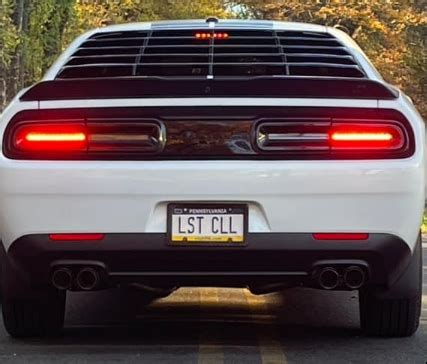 Challenger License Plate Ideas